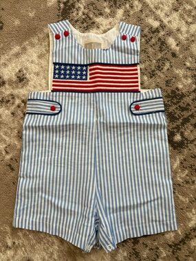 American flag romper